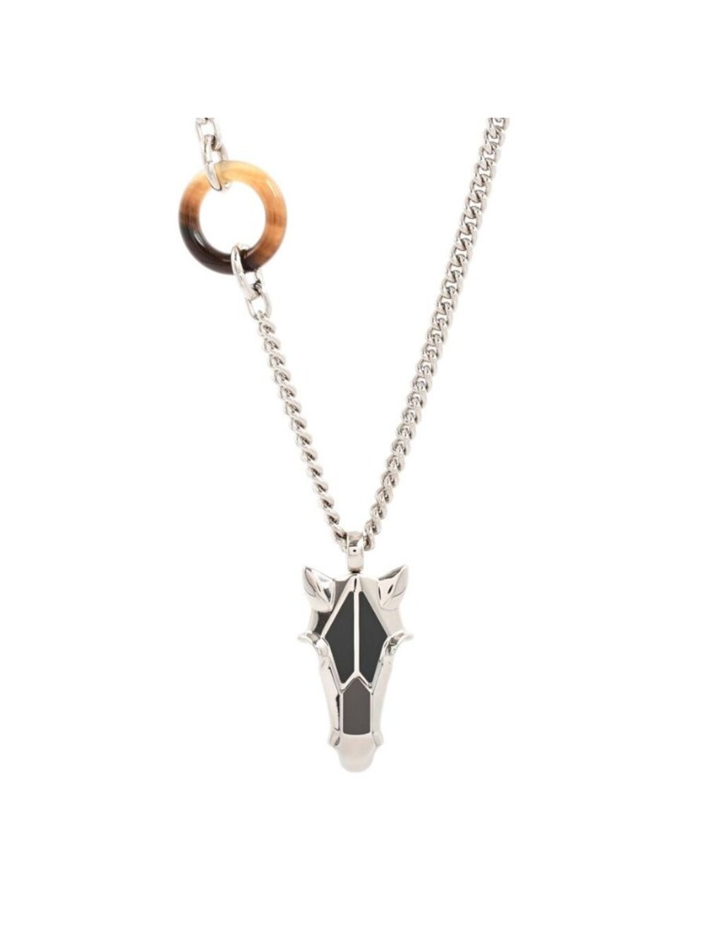 Hermes Necklace Destrier Silver